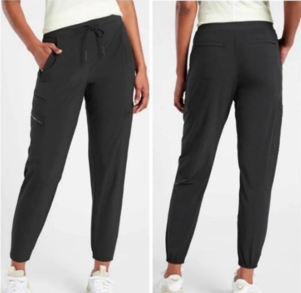 Athleta Venture Jogger ( Go Far Travel) Pants Black Size 4
